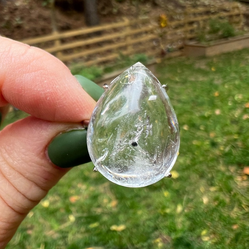 Enhydro Quartz Ring